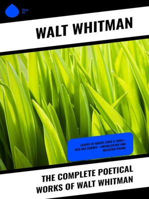 cover image of The Complete Poetical Works of Walt Whitman
